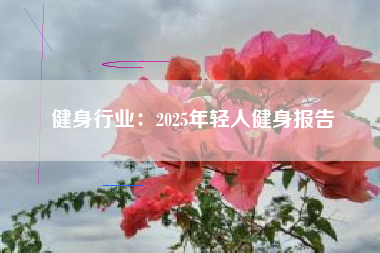健身行业：2025年轻人健身报告