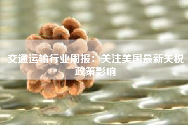 交通运输行业周报：关注美国最新关税政策影响
