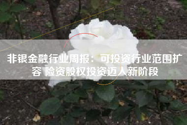 非银金融行业周报：可投资行业范围扩容 险资股权投资迈入新阶段