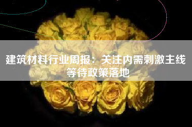 建筑材料行业周报：关注内需刺激主线 等待政策落地