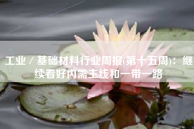 工业／基础材料行业周报(第十五周)：继续看好内需主线和一带一路