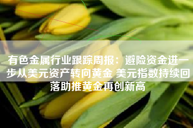 有色金属行业跟踪周报：避险资金进一步从美元资产转向黄金 美元指数持续回落助推黄金再创新高