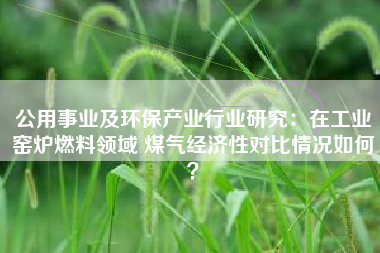 公用事业及环保产业行业研究：在工业窑炉燃料领域 煤气经济性对比情况如何？
