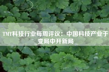 TMT科技行业每周评议：中国科技产业于变局中开新局
