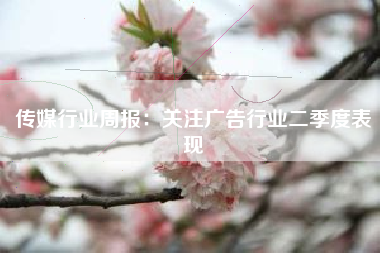 传媒行业周报：关注广告行业二季度表现