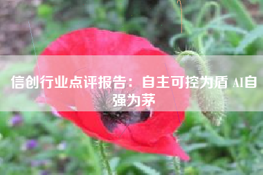 信创行业点评报告：自主可控为盾 AI自强为茅