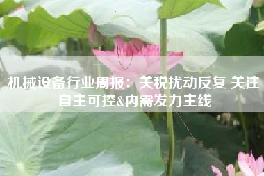 机械设备行业周报：关税扰动反复 关注自主可控&内需发力主线
