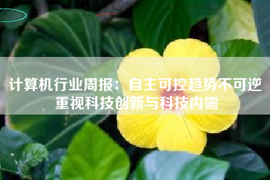 计算机行业周报：自主可控趋势不可逆 重视科技创新与科技内需
