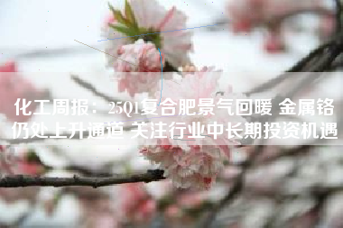 化工周报：25Q1复合肥景气回暖 金属铬仍处上升通道 关注行业中长期投资机遇