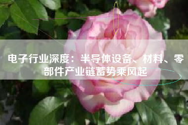 电子行业深度：半导体设备、材料、零部件产业链蓄势乘风起