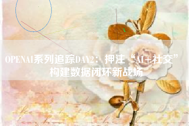 OPENAI系列追踪DAY2：押注“AI+社交” 构建数据闭环新战场