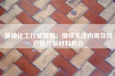 基础化工行业周报：继续关注内需及国产替代新材料机会