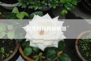 尼龙网粘商标机器