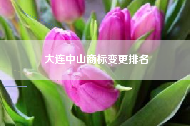 大连中山商标变更排名