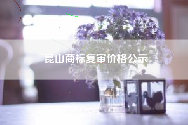 昆山商标复审价格公示