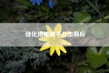 绿化用地属于几类商标