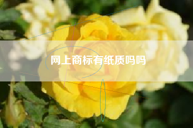 网上商标有纸质吗吗