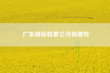 广东商标检索公司有哪些