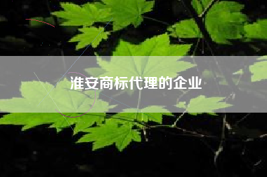 淮安商标代理的企业
