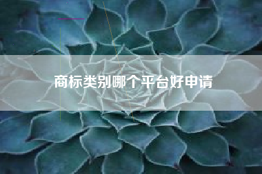 商标类别哪个平台好申请