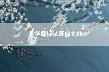 龙华商标认证的企业