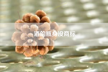酒的瓶身没商标