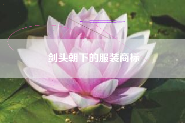 剑头朝下的服装商标
