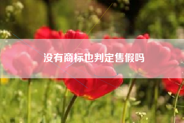 没有商标也判定售假吗