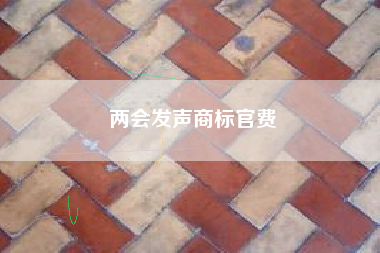 两会发声商标官费