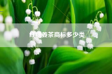 红糖姜茶商标多少类