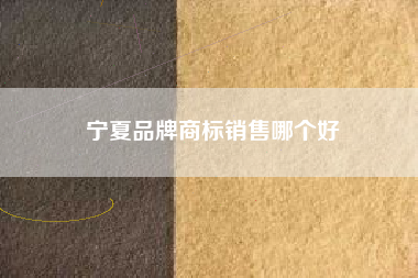 宁夏品牌商标销售哪个好