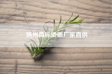 扬州商标烫画厂家直供