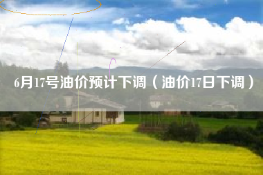 6月17号油价预计下调（油价17日下调）
