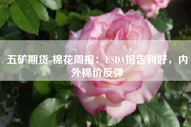 五矿期货-棉花周报：USDA报告利好，内外棉价反弹