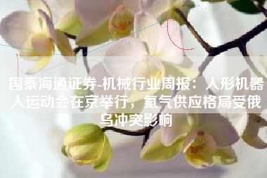国泰海通证券-机械行业周报：人形机器人运动会在京举行，氦气供应格局受俄乌冲突影响