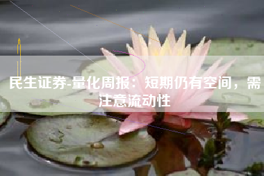 民生证券-量化周报：短期仍有空间，需注意流动性
