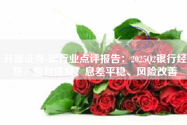 开源证券-银行业点评报告：2025Q2银行经营，盈利修复、息差平稳、风险改善
