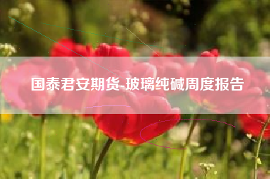 国泰君安期货-玻璃纯碱周度报告