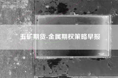 五矿期货-金属期权策略早报