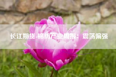 长江期货-棉纺产业周报：震荡偏强