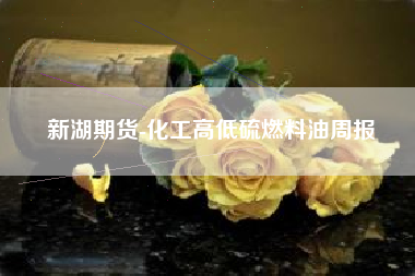 新湖期货-化工高低硫燃料油周报