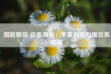 国联期货-豆系周报：多重利多引爆豆系市场