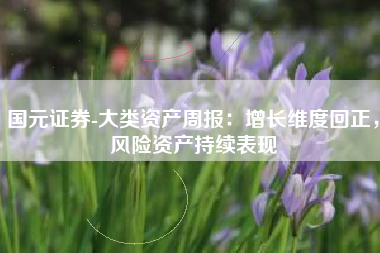 国元证券-大类资产周报：增长维度回正，风险资产持续表现