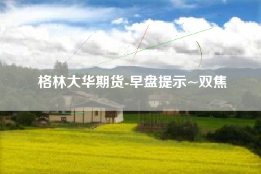 格林大华期货-早盘提示~双焦