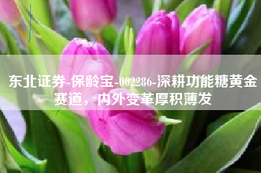 东北证券-保龄宝-002286-深耕功能糖黄金赛道，内外变革厚积薄发