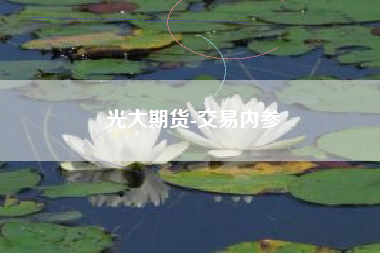 光大期货-交易内参