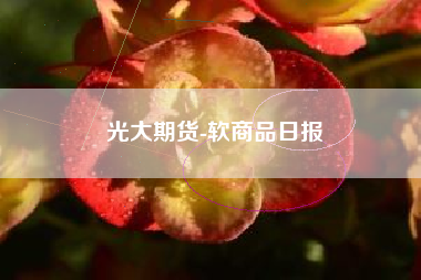 光大期货-软商品日报