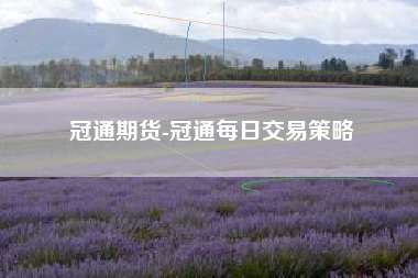 冠通期货-冠通每日交易策略