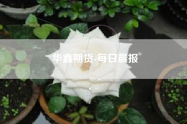 华鑫期货-每日晨报