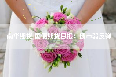 南华期货-国债期货日报：债市弱反弹